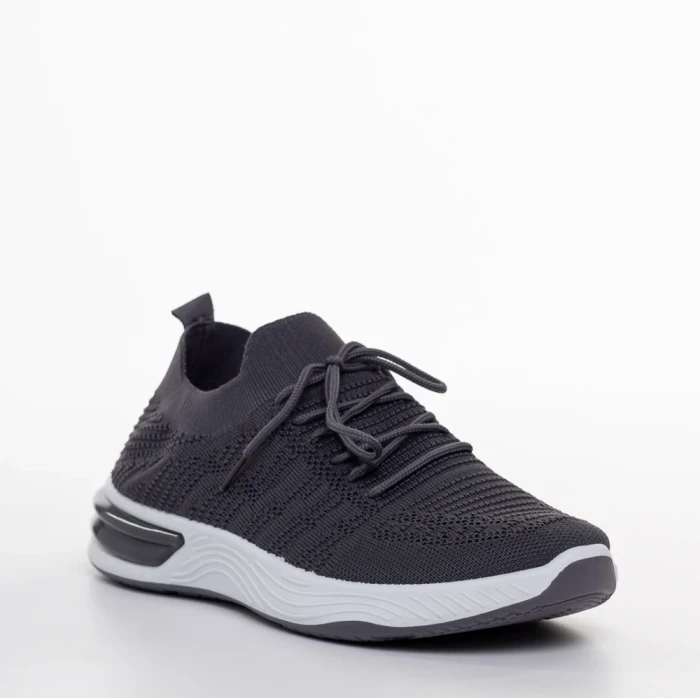 Дамски спортни обувки  сиви  от текстилен материал Janelle