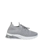 Детски спортни обувки сиви  от текстилен материал Adeline