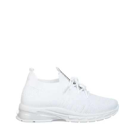 Детски спортни обувки  бели от текстилен материал Adeline