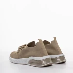 Дамски спортни обувки  бежови  от текстилен материал Kyla