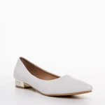 Дамски балерини бели от еко кожа  Wren