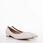 Дамски балерини бели от еко кожа  Wren