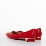 Дамски балерини  червени  от еко кожа  Wren