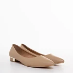 Дамски балерини  бежови  от еко кожа  Wren