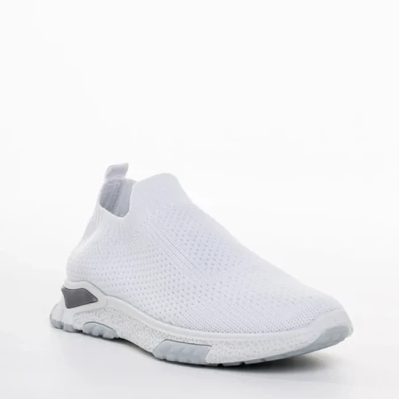 Мъжки спортни обувки бели от текстилен материал Lexus