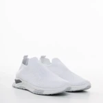 Мъжки спортни обувки бели от текстилен материал Lexus