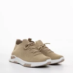 Мъжки спортни обувки бежови от текстилен материал Iaroll