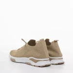 Мъжки спортни обувки бежови от текстилен материал Iaroll