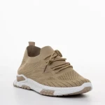 Мъжки спортни обувки бежови от текстилен материал Todozi