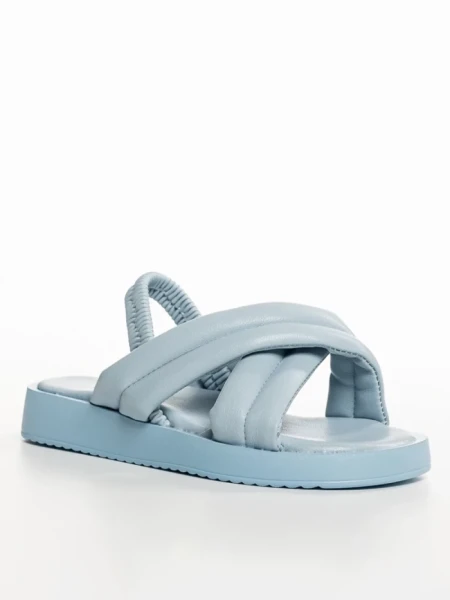 Детски сандали  сини  от текстилен материал  Shane