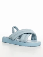 Детски сандали  сини  от текстилен материал  Shane