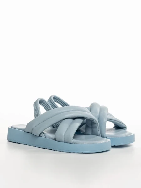 Детски сандали  сини  от текстилен материал  Shane