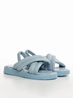 Детски сандали  сини  от текстилен материал  Shane
