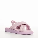 Детски сандали  лилави  от текстилен материал  Shane