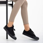 Дамски кецове  черни от текстилен материал  Selima