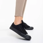 Дамски кецове  черни от текстилен материал  Selima