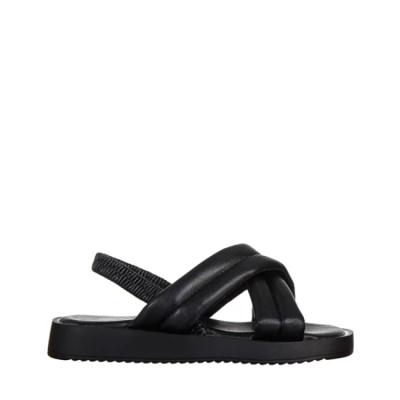 Детски сандали  черни  от текстилен материал  Shane