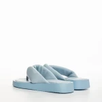 Детски чехли  сини от еко кожа  Ronald