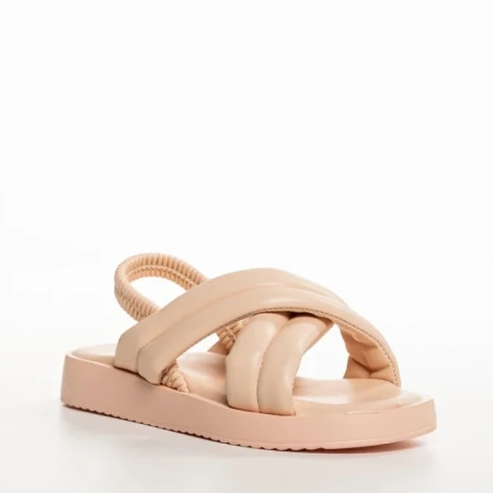 Детски сандали  розови  от текстилен материал  Shane