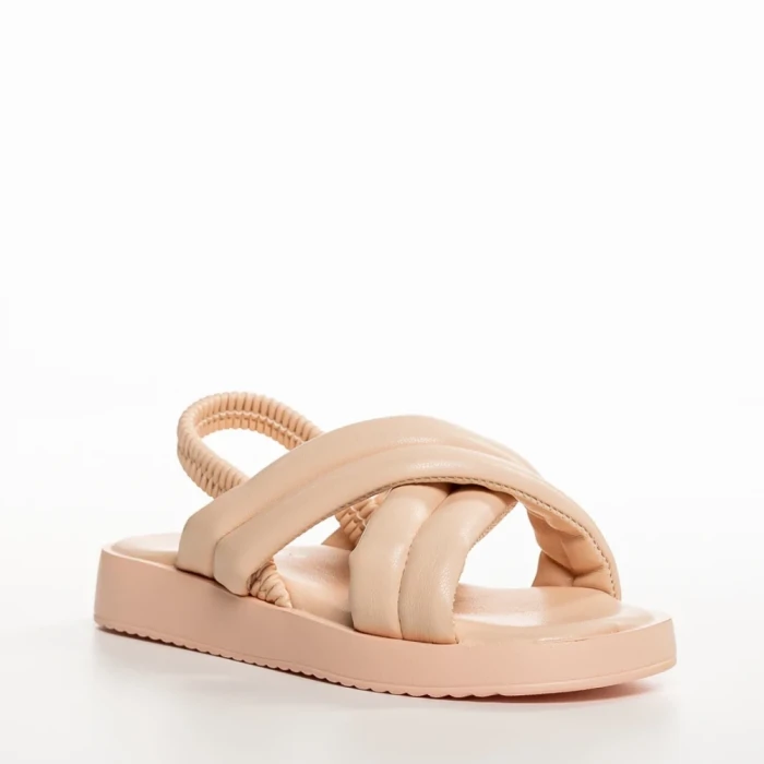 Детски сандали  розови  от текстилен материал  Shane