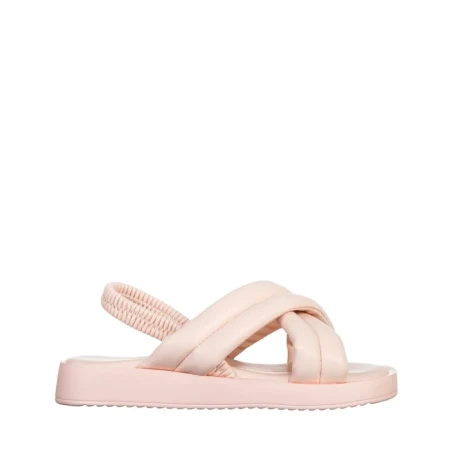 Детски сандали  розови  от текстилен материал  Shane