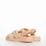 Детски сандали  розови  от текстилен материал  Shane