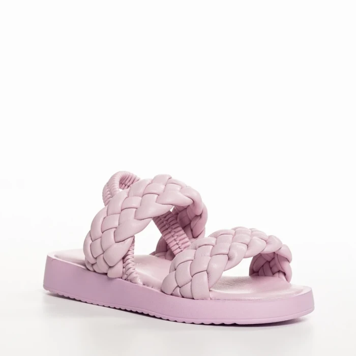 Детски сандали  лилави  от еко кожа  Mathias