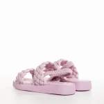 Детски сандали  лилави  от еко кожа  Mathias