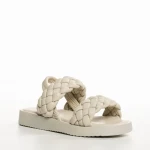 Детски сандали  бежови  от еко кожа  Mathias