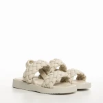 Детски сандали  бежови  от еко кожа  Mathias