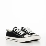 Детски кецове  черни от текстилен материал  Eris