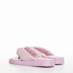 Детски чехли  лилави  от еко кожа  Ronald