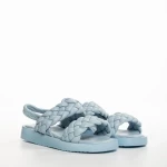 Детски сандали  сини  от еко кожа  Mathias