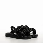 Детски сандали  черни  от еко кожа  Larry