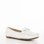 Дамски мокасини бели  от еко кожа  Stanley