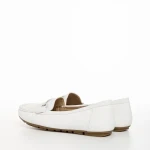 Дамски мокасини бели  от еко кожа  Stanley