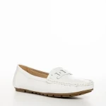 Дамски мокасини бели  от еко кожа  Terrance