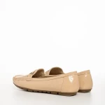 Дамски мокасини  бежови  от еко кожа  Terrance