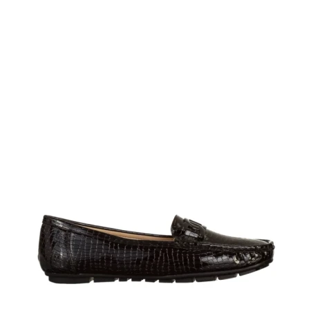 Дамски мокасини  черни от еко кожа  Terrance