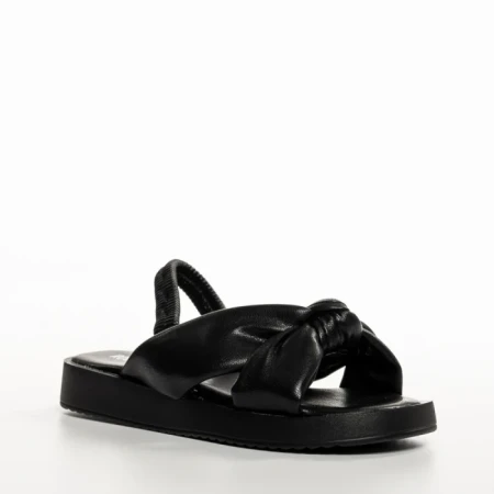 Детски сандали  черни от еко кожа  Louis