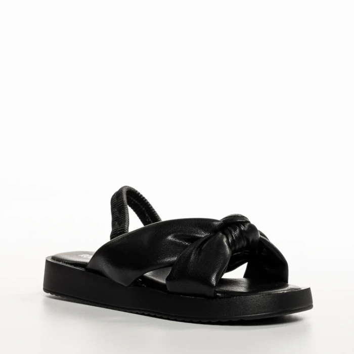 Детски сандали  черни от еко кожа  Louis