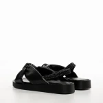 Детски сандали  черни от еко кожа  Louis