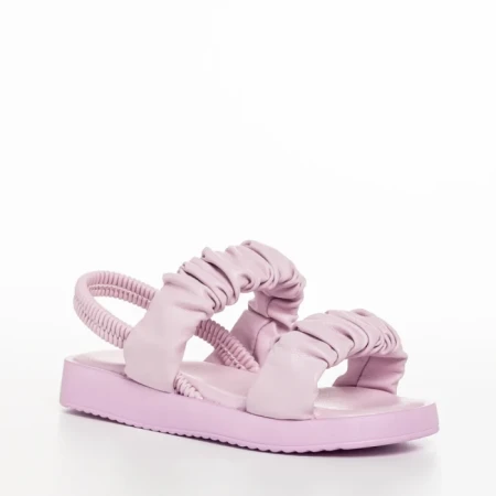 Детски сандали  лилави  от еко кожа  Larry
