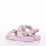 Детски сандали  лилави  от еко кожа  Larry