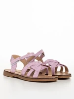 Детски сандали  лилави  от еко кожа  Robin