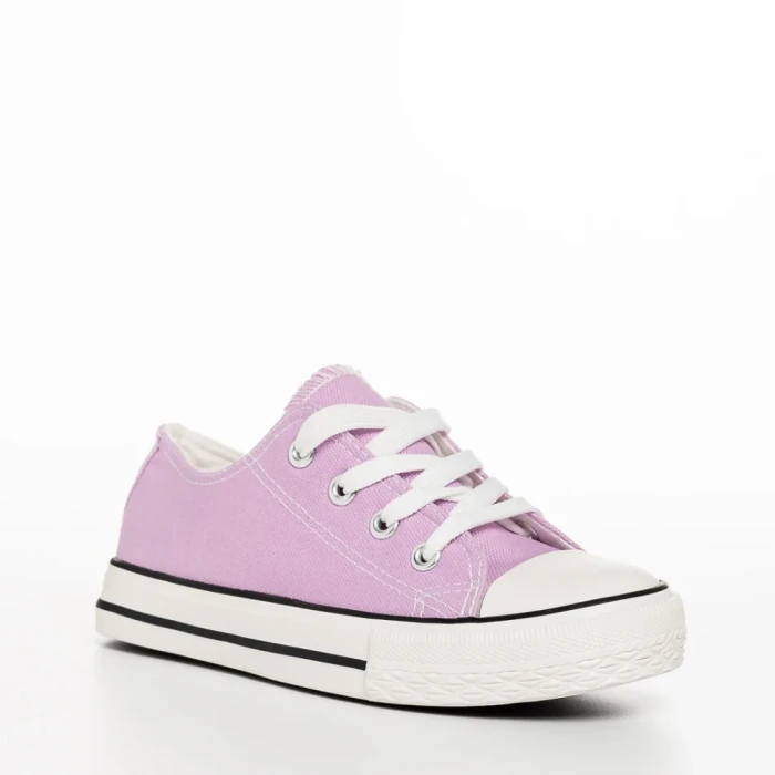 Детски кецове  лилави  от текстилен материал  Otto