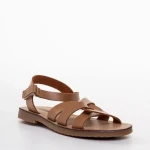 Детски сандали каки  от еко кожа  Edgar