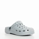 Детски чехли сиви от синтетичен материал  Theona