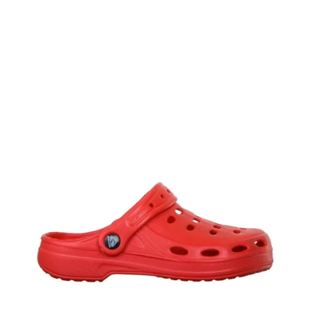 Детски чехли  червени от синтетичен материал  Theona