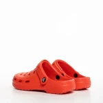 Детски чехли  червени от синтетичен материал  Theona